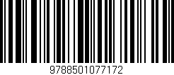 Código de barras (EAN, GTIN, SKU, ISBN): '9788501077172'