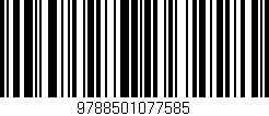 Código de barras (EAN, GTIN, SKU, ISBN): '9788501077585'