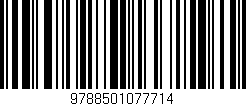 Código de barras (EAN, GTIN, SKU, ISBN): '9788501077714'