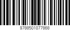 Código de barras (EAN, GTIN, SKU, ISBN): '9788501077868'
