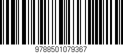 Código de barras (EAN, GTIN, SKU, ISBN): '9788501079367'