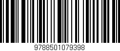Código de barras (EAN, GTIN, SKU, ISBN): '9788501079398'