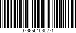 Código de barras (EAN, GTIN, SKU, ISBN): '9788501080271'