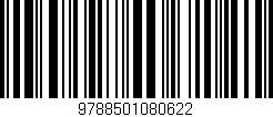 Código de barras (EAN, GTIN, SKU, ISBN): '9788501080622'