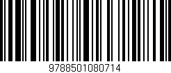 Código de barras (EAN, GTIN, SKU, ISBN): '9788501080714'