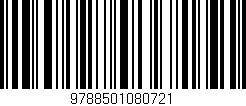 Código de barras (EAN, GTIN, SKU, ISBN): '9788501080721'