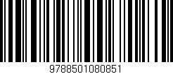 Código de barras (EAN, GTIN, SKU, ISBN): '9788501080851'