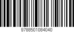 Código de barras (EAN, GTIN, SKU, ISBN): '9788501084040'