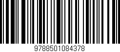 Código de barras (EAN, GTIN, SKU, ISBN): '9788501084378'