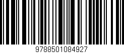 Código de barras (EAN, GTIN, SKU, ISBN): '9788501084927'
