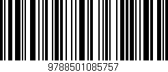 Código de barras (EAN, GTIN, SKU, ISBN): '9788501085757'