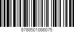 Código de barras (EAN, GTIN, SKU, ISBN): '9788501086075'