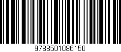 Código de barras (EAN, GTIN, SKU, ISBN): '9788501086150'