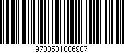 Código de barras (EAN, GTIN, SKU, ISBN): '9788501086907'