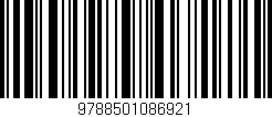 Código de barras (EAN, GTIN, SKU, ISBN): '9788501086921'
