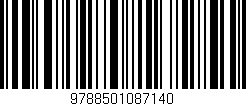 Código de barras (EAN, GTIN, SKU, ISBN): '9788501087140'