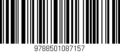 Código de barras (EAN, GTIN, SKU, ISBN): '9788501087157'