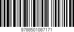 Código de barras (EAN, GTIN, SKU, ISBN): '9788501087171'