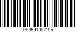 Código de barras (EAN, GTIN, SKU, ISBN): '9788501087195'