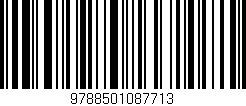 Código de barras (EAN, GTIN, SKU, ISBN): '9788501087713'