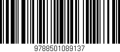 Código de barras (EAN, GTIN, SKU, ISBN): '9788501089137'