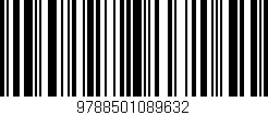 Código de barras (EAN, GTIN, SKU, ISBN): '9788501089632'