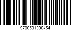 Código de barras (EAN, GTIN, SKU, ISBN): '9788501090454'