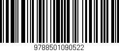 Código de barras (EAN, GTIN, SKU, ISBN): '9788501090522'