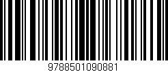 Código de barras (EAN, GTIN, SKU, ISBN): '9788501090881'