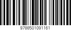 Código de barras (EAN, GTIN, SKU, ISBN): '9788501091161'