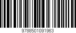 Código de barras (EAN, GTIN, SKU, ISBN): '9788501091963'
