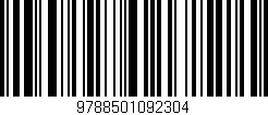 Código de barras (EAN, GTIN, SKU, ISBN): '9788501092304'