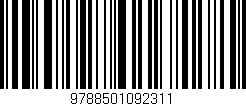 Código de barras (EAN, GTIN, SKU, ISBN): '9788501092311'