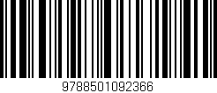 Código de barras (EAN, GTIN, SKU, ISBN): '9788501092366'