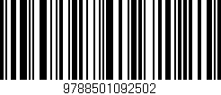 Código de barras (EAN, GTIN, SKU, ISBN): '9788501092502'