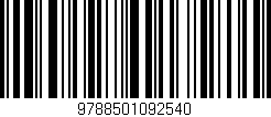 Código de barras (EAN, GTIN, SKU, ISBN): '9788501092540'