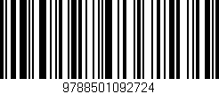Código de barras (EAN, GTIN, SKU, ISBN): '9788501092724'