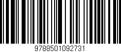 Código de barras (EAN, GTIN, SKU, ISBN): '9788501092731'