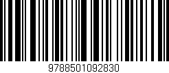 Código de barras (EAN, GTIN, SKU, ISBN): '9788501092830'
