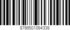 Código de barras (EAN, GTIN, SKU, ISBN): '9788501094339'
