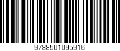 Código de barras (EAN, GTIN, SKU, ISBN): '9788501095916'