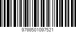 Código de barras (EAN, GTIN, SKU, ISBN): '9788501097521'