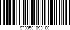 Código de barras (EAN, GTIN, SKU, ISBN): '9788501098108'