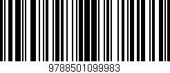 Código de barras (EAN, GTIN, SKU, ISBN): '9788501099983'