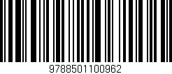 Código de barras (EAN, GTIN, SKU, ISBN): '9788501100962'