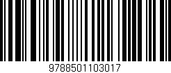 Código de barras (EAN, GTIN, SKU, ISBN): '9788501103017'