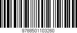 Código de barras (EAN, GTIN, SKU, ISBN): '9788501103260'