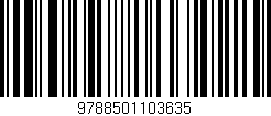 Código de barras (EAN, GTIN, SKU, ISBN): '9788501103635'