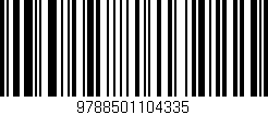 Código de barras (EAN, GTIN, SKU, ISBN): '9788501104335'