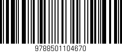 Código de barras (EAN, GTIN, SKU, ISBN): '9788501104670'